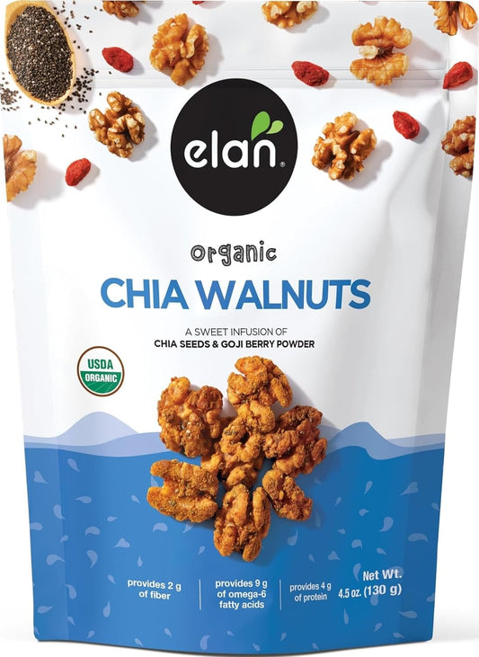 Elan-Organic-Chia-Walnuts,-4.5-oz,-Non-GMO,-Gluten-Free,-Vegan,-Kosher,-Healthy--Snacks,-Glazed-Nuts-Chia-1728