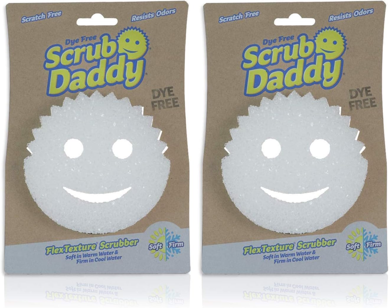 Scrub-Daddy-Sponge---Dye-Free---Scratch-Free-Scrubber-for-Dishes-and-Home,-Odor-Resistant,-1248