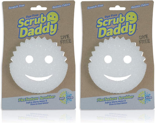 Scrub-Daddy-Sponge---Dye-Free---Scratch-Free-Scrubber-for-Dishes-and-Home,-Odor-Resistant,-1248