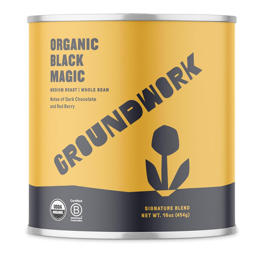 Groundwork-Café-orgánico-de-grano-entero-tostado-medio,-Black-Magic-Espresso,-de147