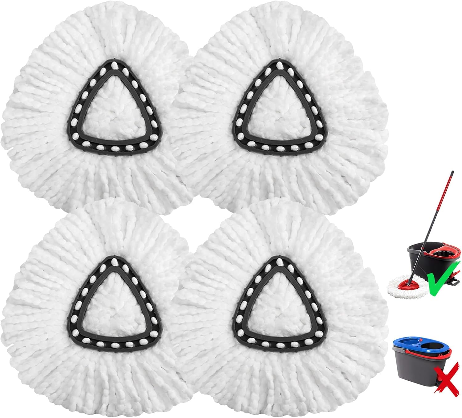 4-Pack-Microfiber-mop-Head-Replacements,-Compatible-with-O-Ceda-Easywring-Single-Bucket-Cleaning-System,-Powerful-Stain-691