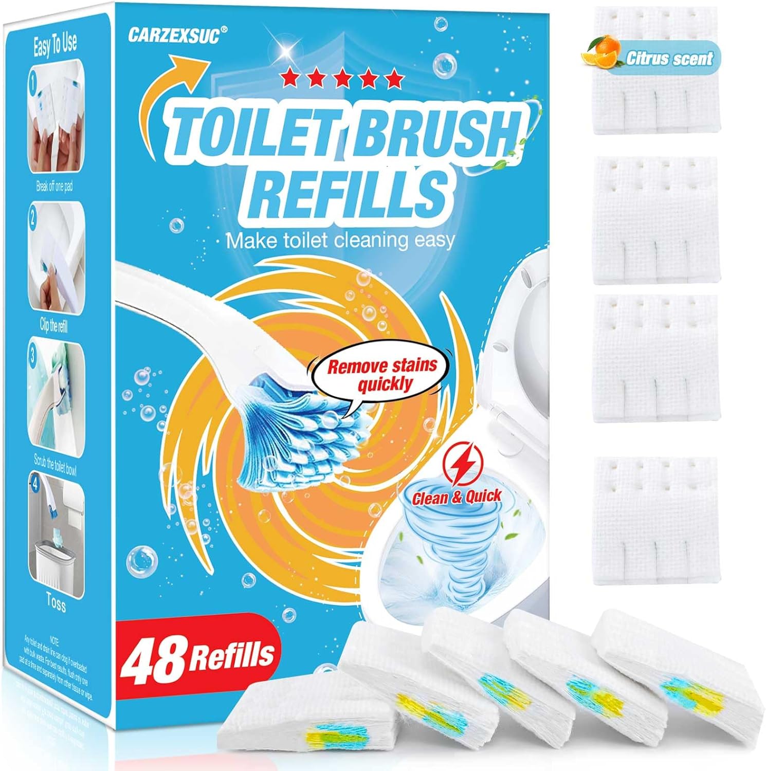 Toilet-Cleaner-Refill-Pads-48-Refills-Citrus-Scent-Toilet-Scrubber-823