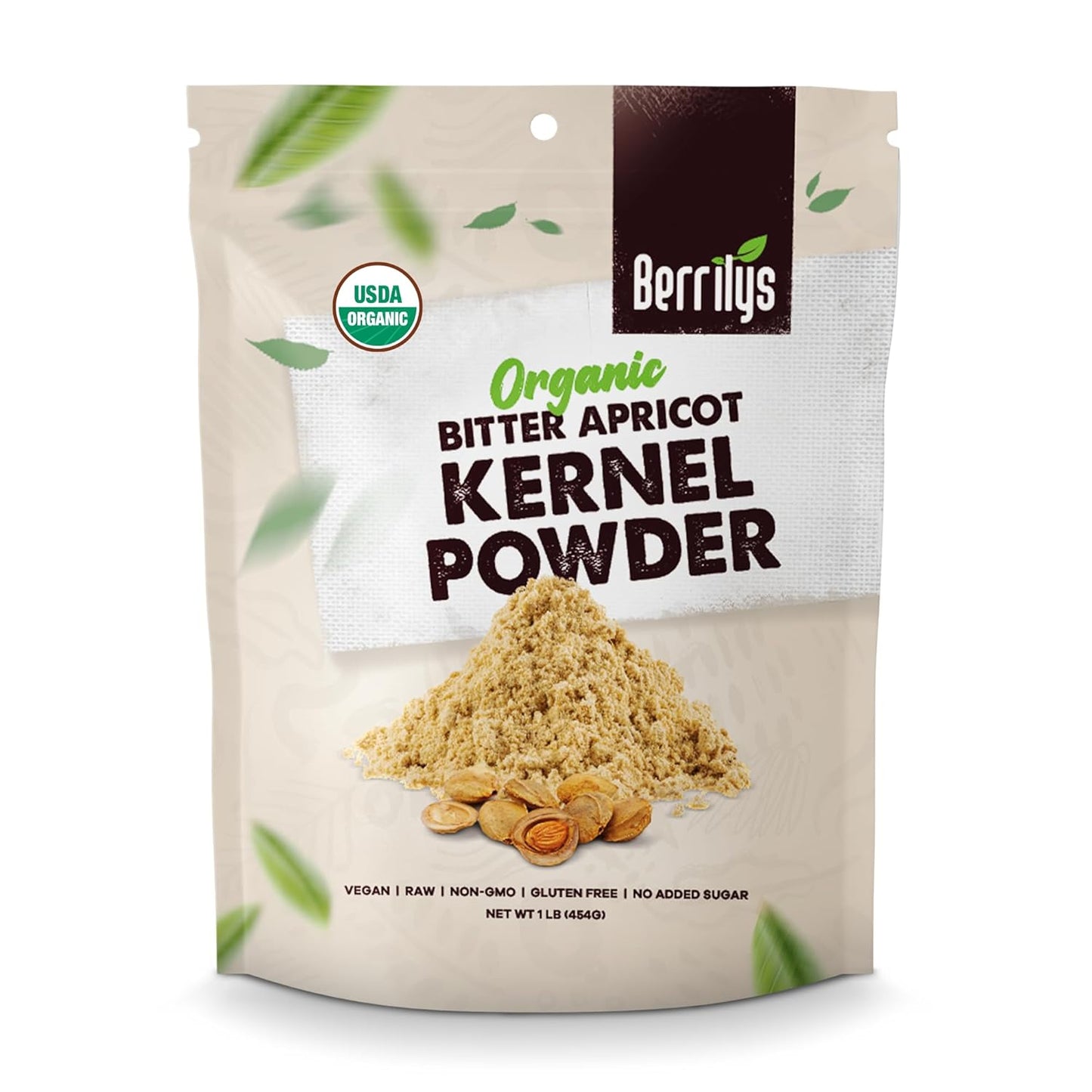 Berrilys-Organic-Bitter-Apricot-Kernel-Powder---Extract,-Raw,-Non-GMO-and-Vegan,-oz-High-1599