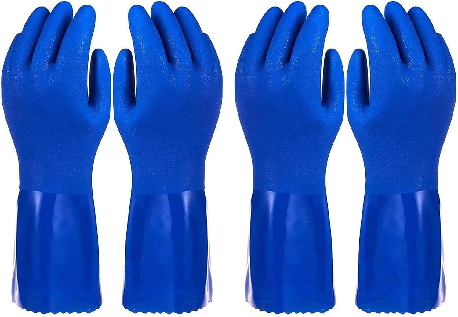 2-Pairs-Rubber-Household-Cleaning-Gloves-for-Kitchen-Dishwashing,-Cotton-3638