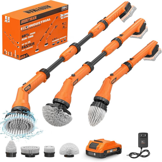 1000RPM-Electric-Spin-Scrubber,-20V-Cordless-Cleaning-Brush-with-Adjustable-1869