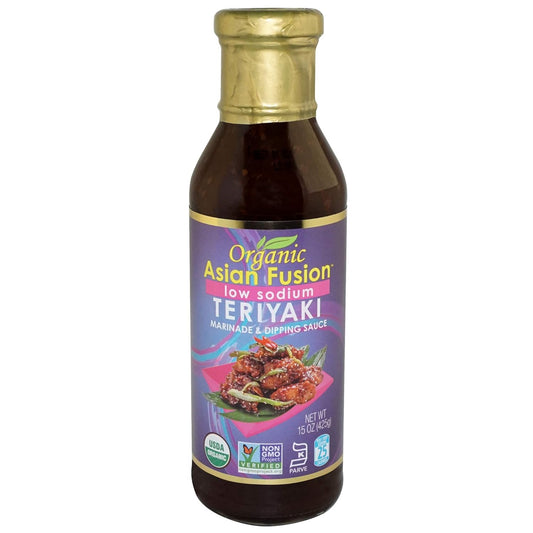 Asian-Fusion-Low-Sodium-Teriyaki-Sauce,-15-Ounce---Non-GMO,-Organic-Certified,-1138