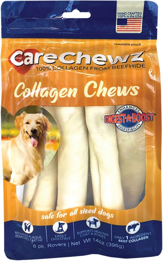 Pet-Factory-CareChewz-Collagen-9"-Rovers-Dog-Chew-Treats---Natural-6-1113