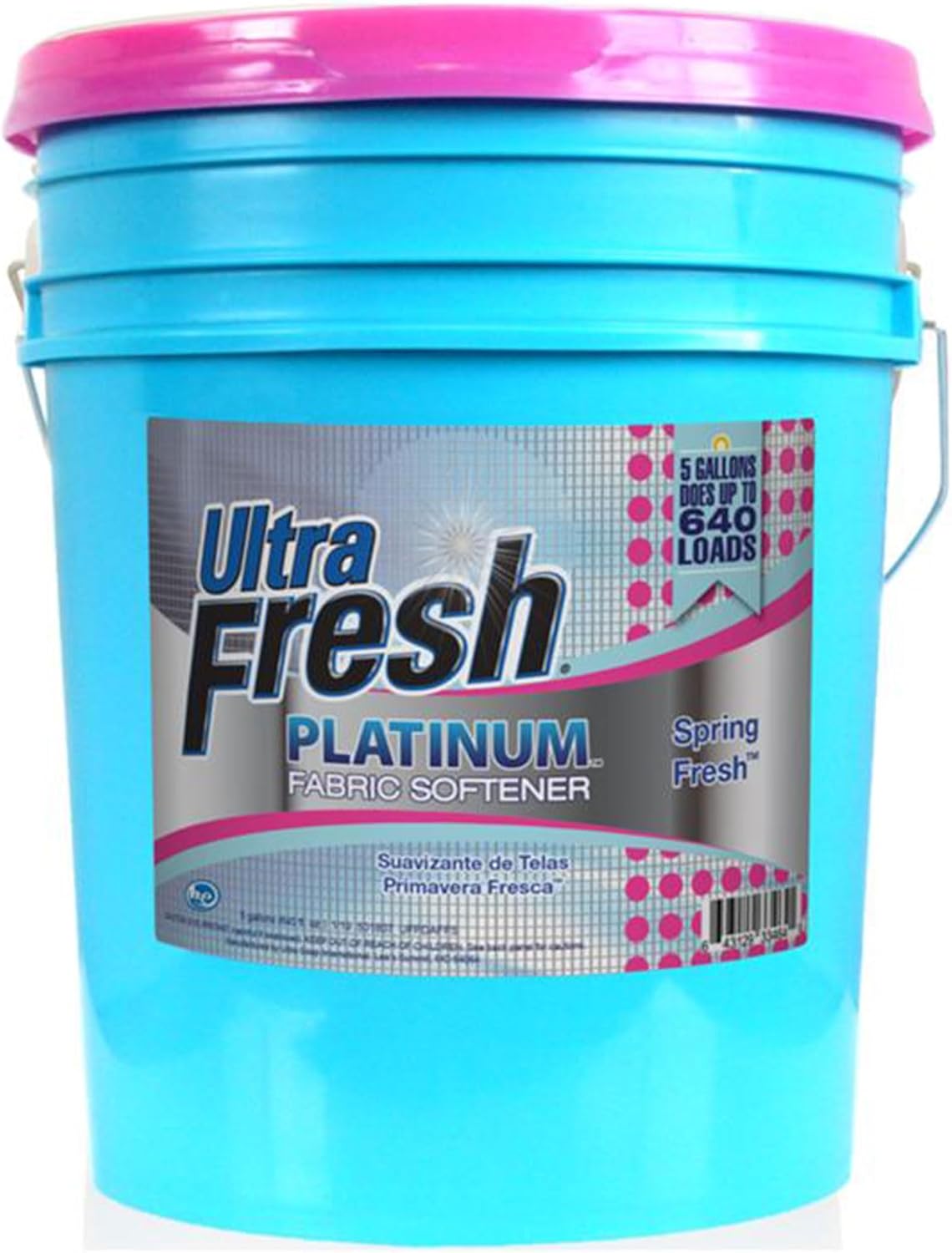 Ultra-Fresh-Liquid-Laundry-Fabric-Softener,-Platinum,-5-Gal,-Spring-Fresh---789