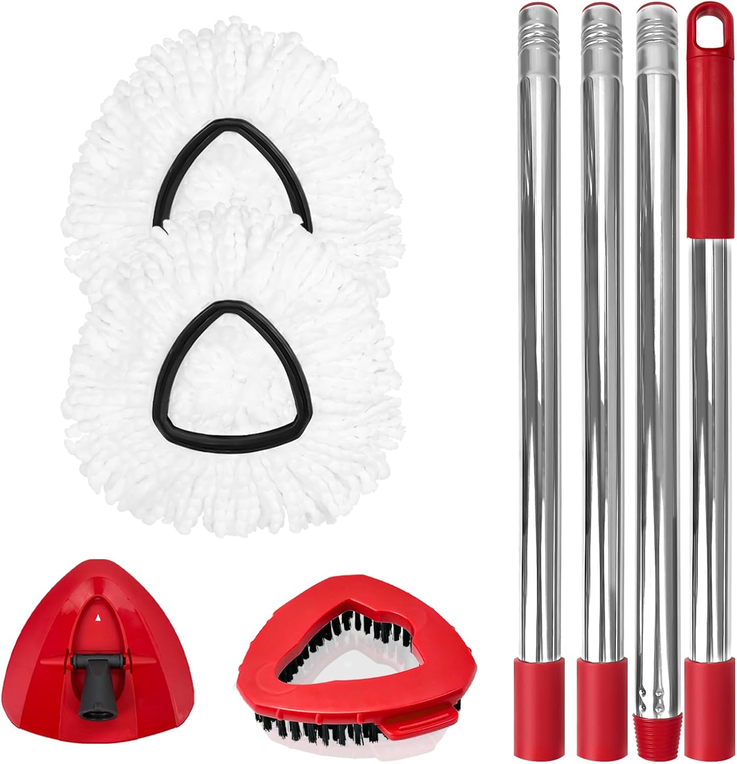 Spin-Mop-Replacement-Set-for-O-Ceda-EasyWring-1-Tank-System,-Includes-2-Mop-Head-Replacement,-1-1598