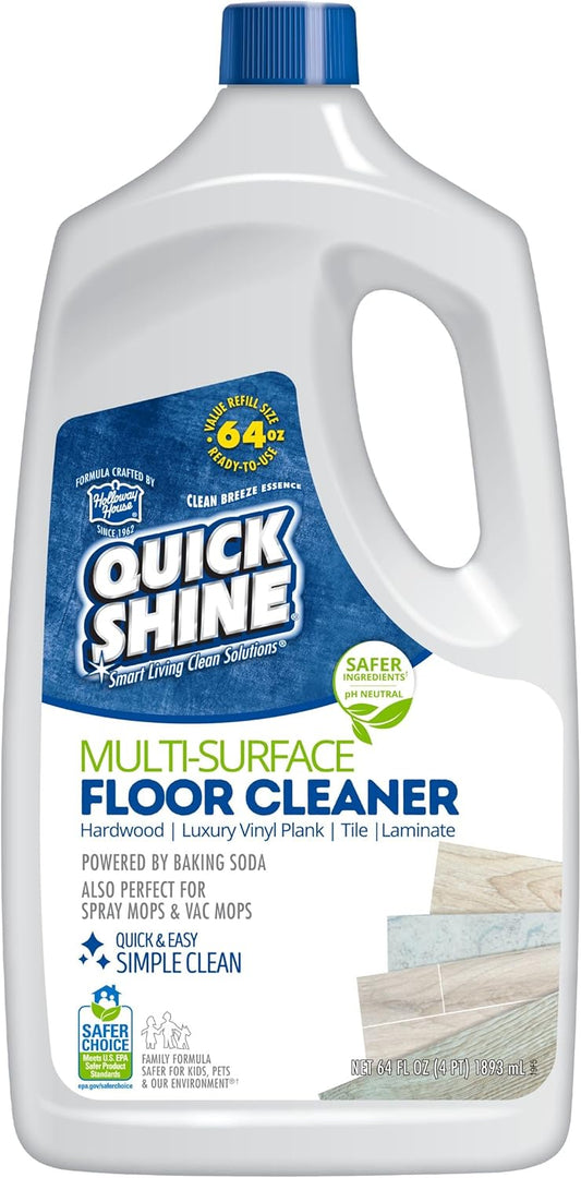 Quick-Shine-Multi-Surface-Floor-Cleaner-64oz,-Ready-to-Use-Streak-Free-No-Rinse,-Use-on-Hardwood,-1199