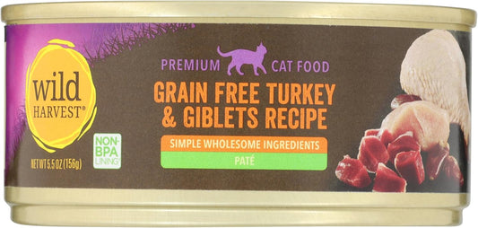 Wild-Harvest,-Turkey-&-Giblets-Cat-Food,-5.5-Ounce----------5