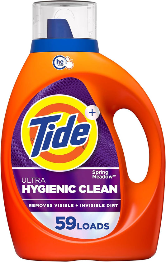 Tide-Ultra-Hygienic-Clean-Liquid-Laundry-Detergent,-Spring-Meadow-Scent,-84-fl-1135