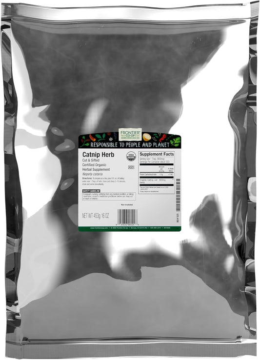 Frontier-Co-op-Organic-Catnip,-1-Pound-Bulk,-Loved-By-Cats-&-Gardeners,-Popular-Tea-Blend,-431