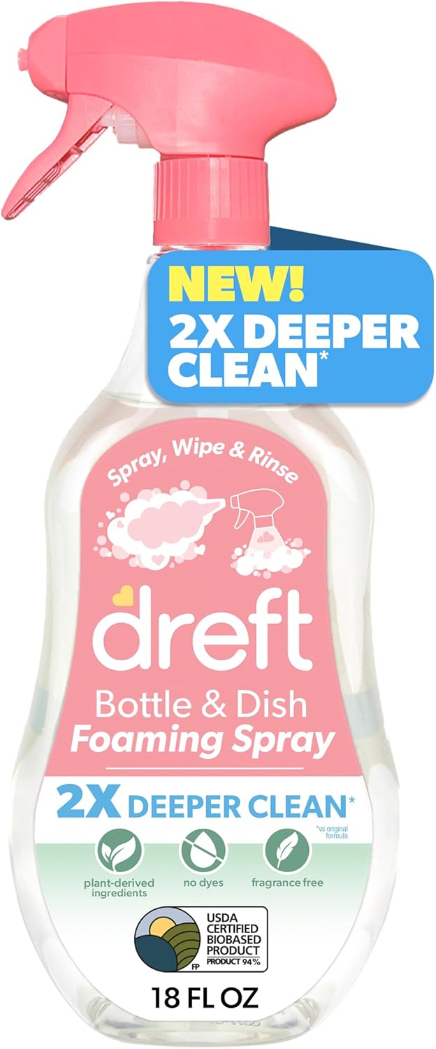 Dreft-Foaming-Baby-Bottle-and-Dish-Cleaning-Spray,-Plant-Derived-Formula,-18-Fl-Oz-----556