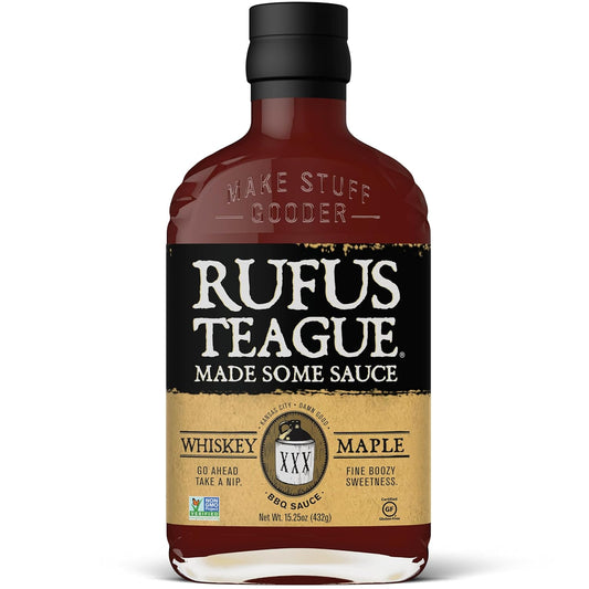 Rufus-Teague-Whiskey-Maple-BBQ-Sauce,-Premium-Barbecue-Sauces-with-Natural-Ingredients,-684