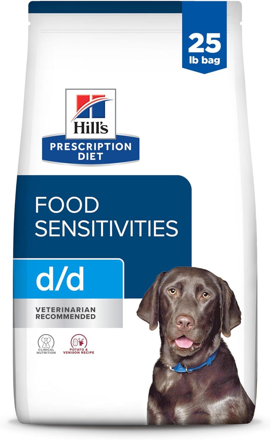 Hill's-Prescription-Diet-d/d-Food-Sensitivities-Dry-Dog-Food,-Potato-&-Venison,-25-1384