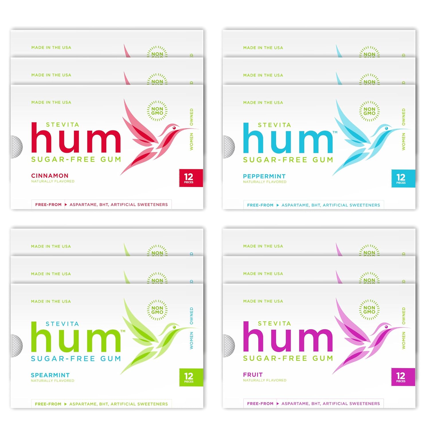 Stevita-Hum,-Variety-Pack---12-Packets-of-1108