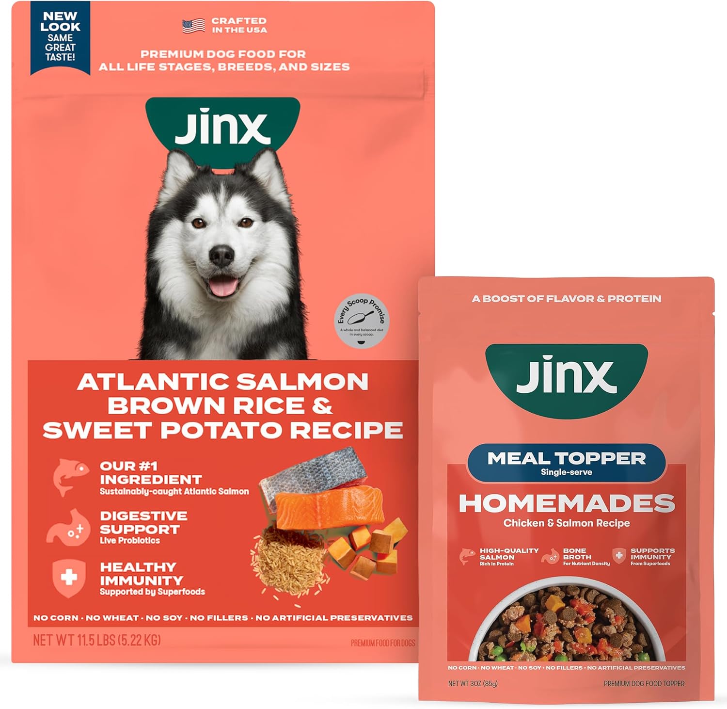 Jinx-Dog-Food-Bundle---11.5lb-Salmon-Dry-Dog-Food-&-8-Pack-Homemades-4