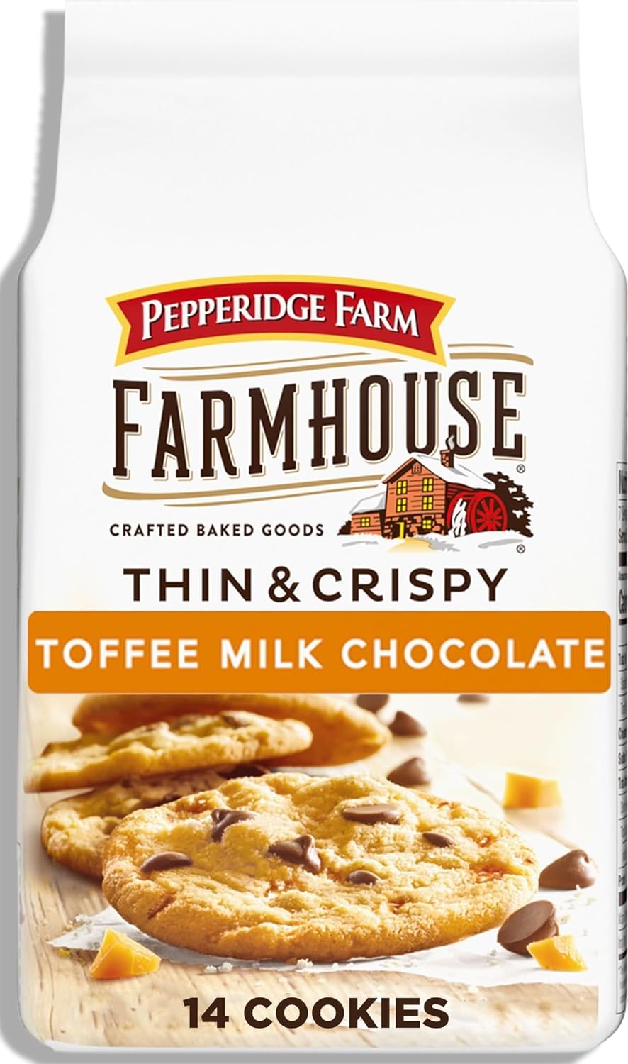 Pepperidge-Farm-Farmhouse-Thin-&-Crispy-Toffee-Chocolate-Cookies,-6.9-Oz------2187