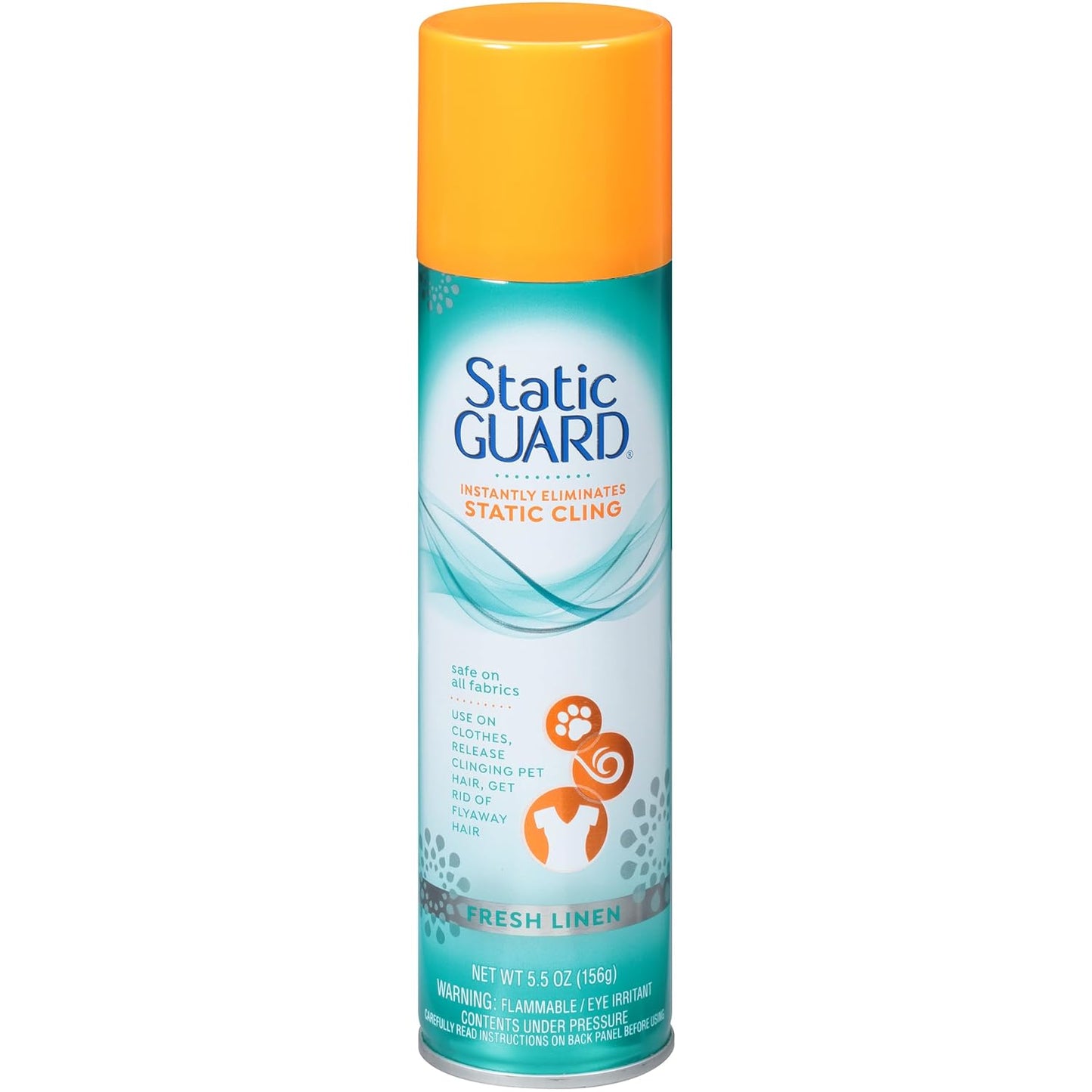 Static-Guard-Fabric-Spray,-Fresh-Linen-Scent,-5.5-Ounce-Can-----1576