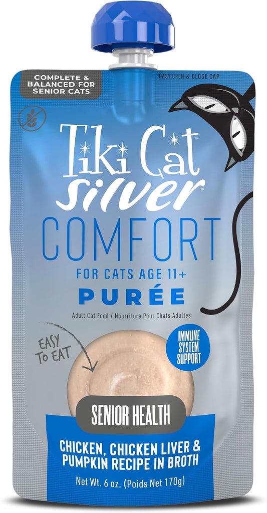 Tiki-Cat-Silver-Comfort-Puree,-Chicken-&-Chicken-Liver,-Soft-&-Easy-to-899