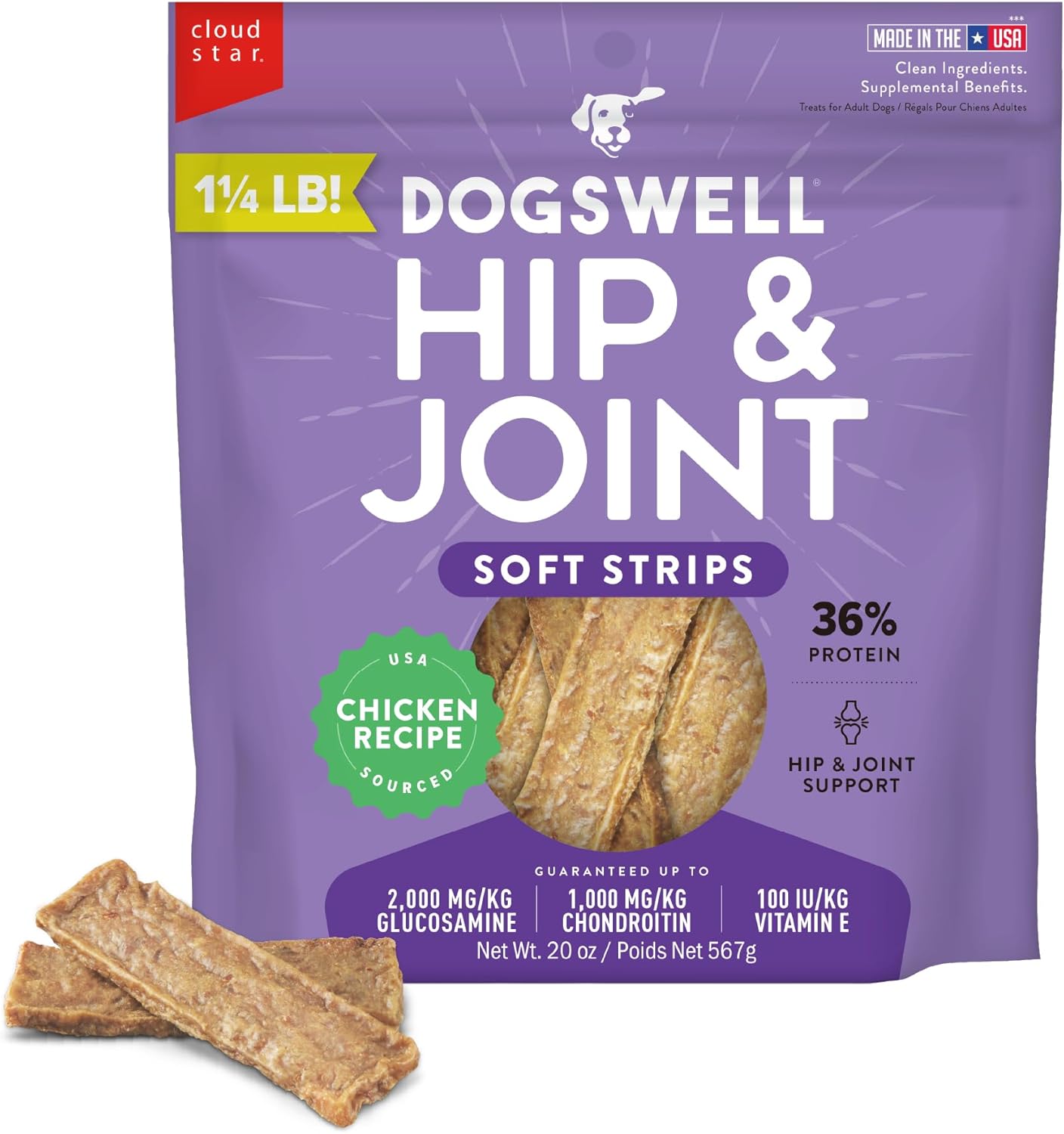 DOGSWELL-Hip-&-Joint-Dog-Treats-1-Meaty,-Grain-Free,-Glucosamine-&-2328