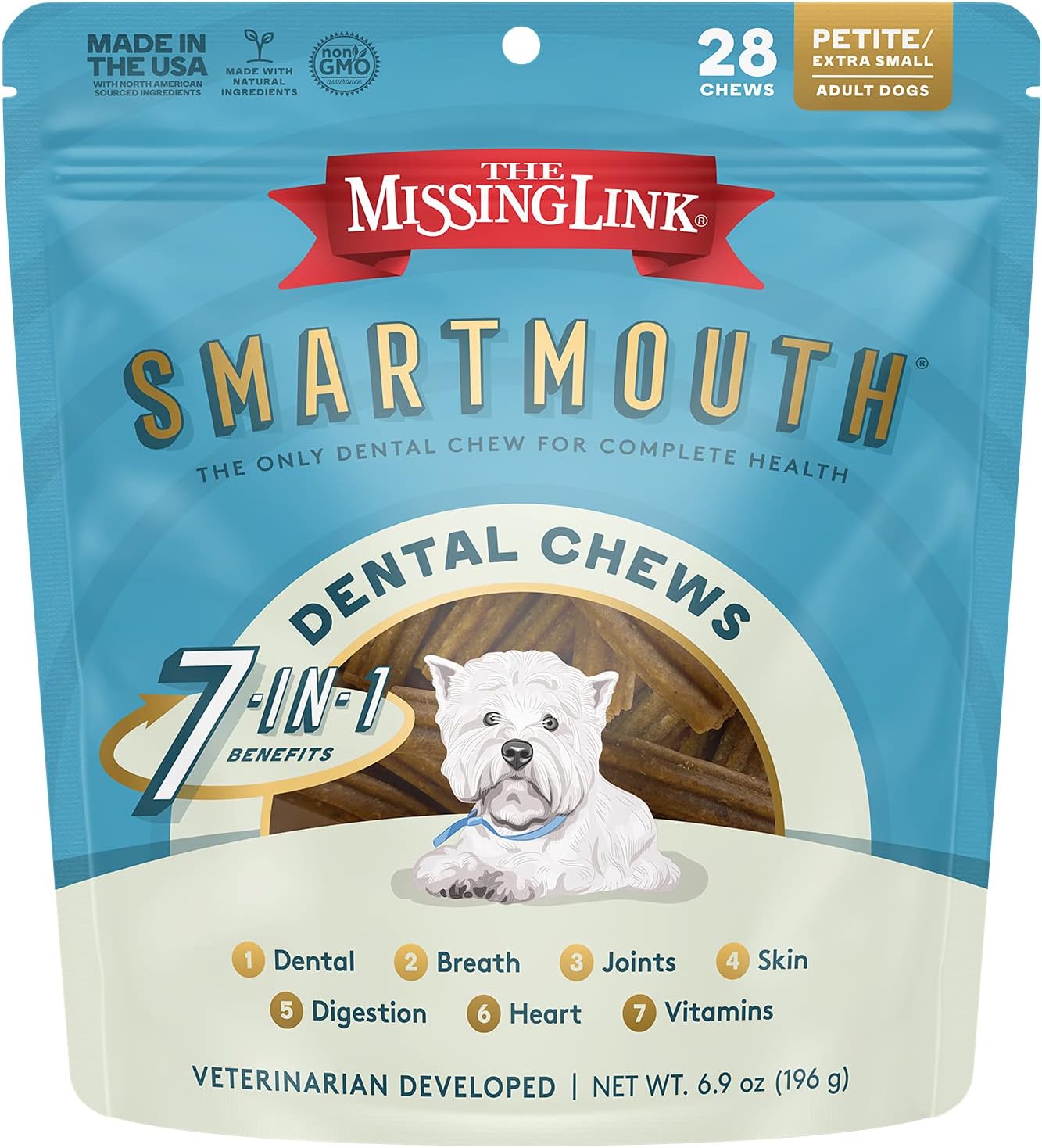 Smartmouth-Vet-Developed-Dental-Chew-Treats,-7-in-1-Benefits:-2938