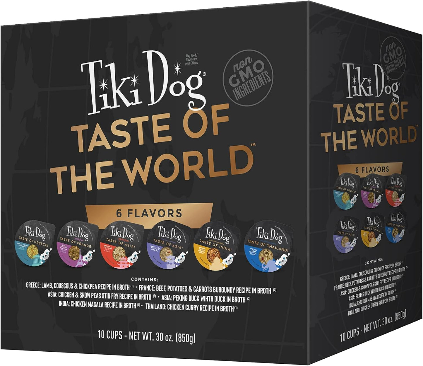 Tiki-Dog-Taste-of-The-World-Whole-Food,-paquete-2522