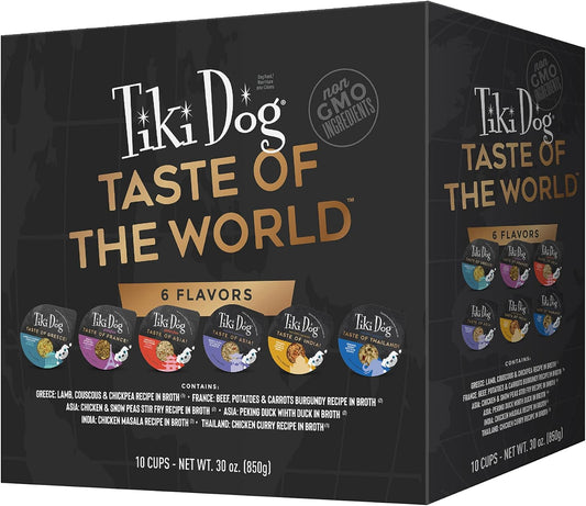 Tiki-Dog-Taste-of-The-World-Whole-Food,-paquete-2522