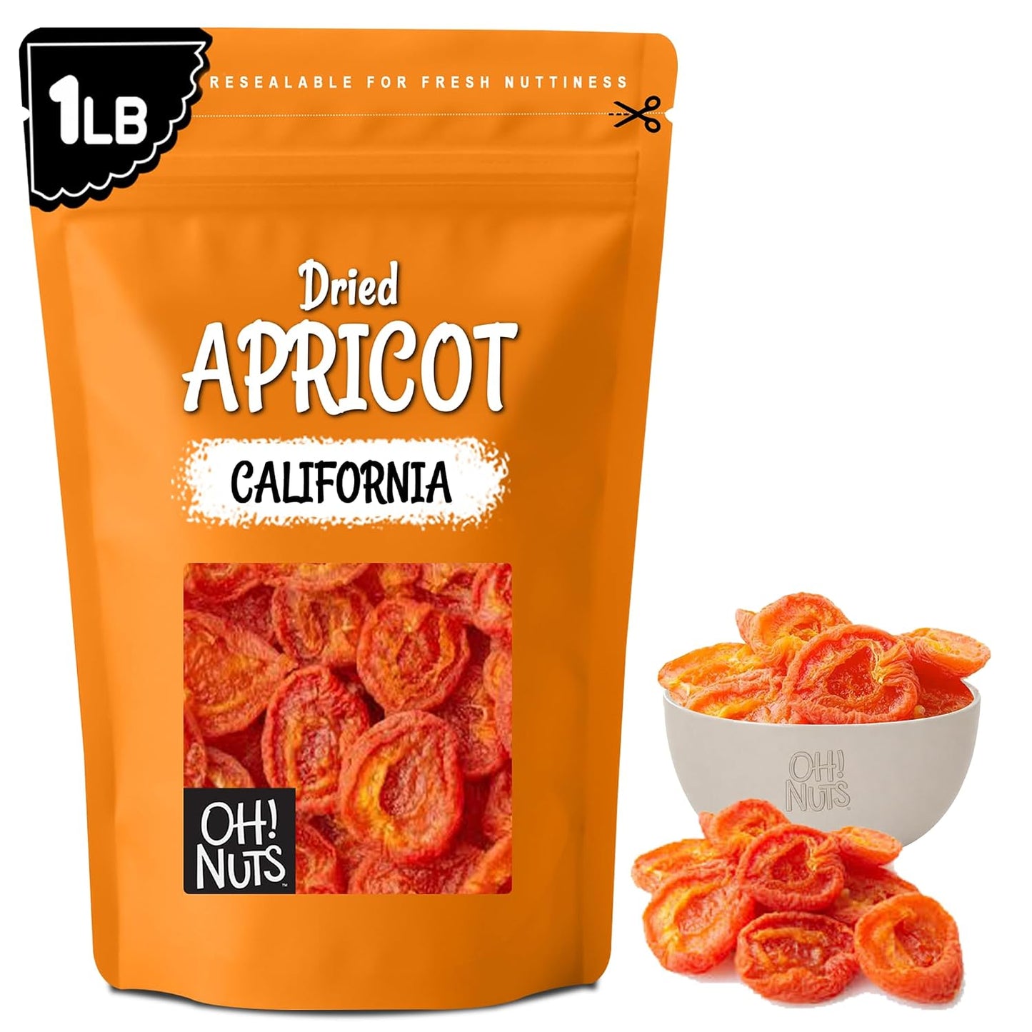 Oh!-Nuts-Dried-Apricots-No-Sugar-Added---California-Apricot-Fruit--Snack-1lb-|-Apricot-364