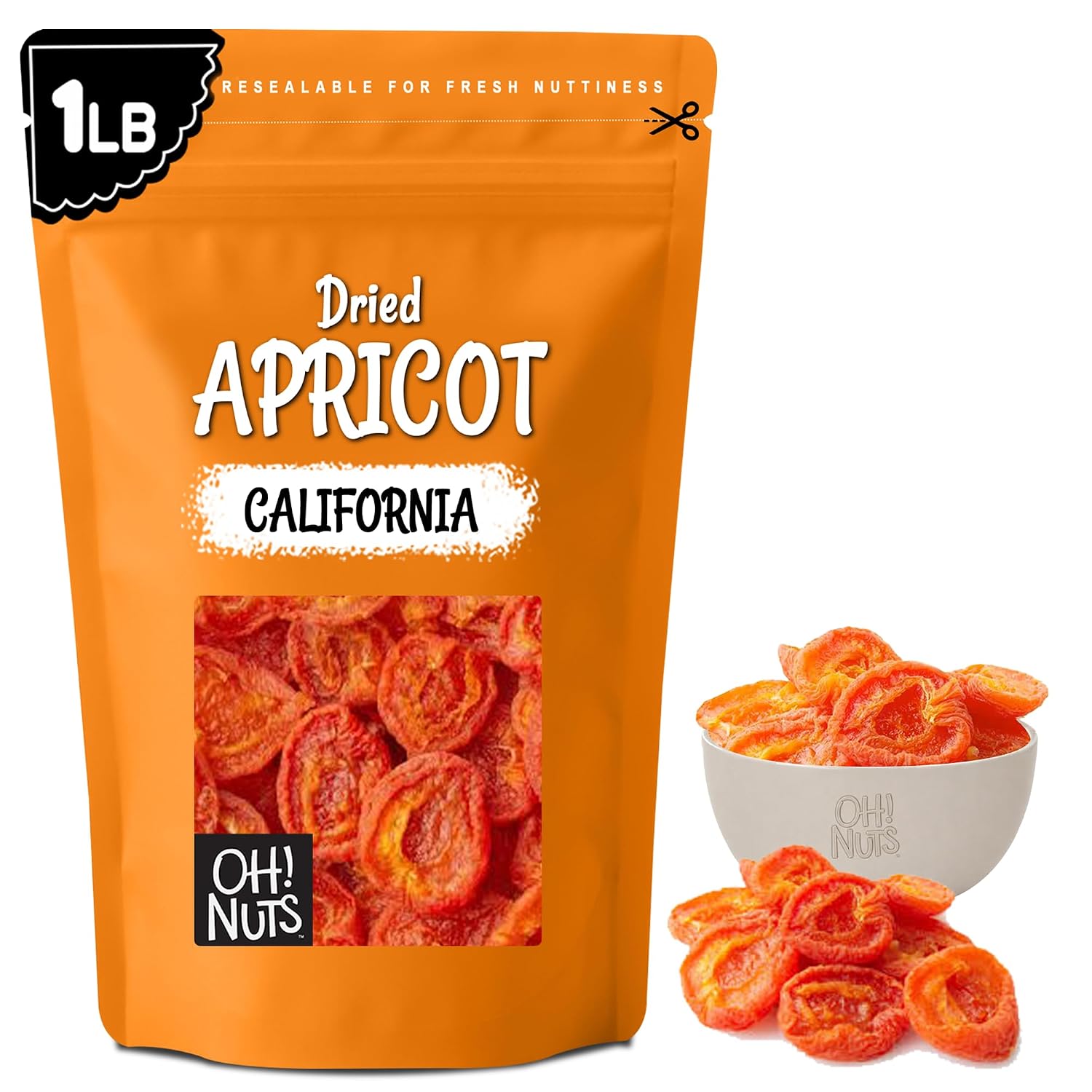 Oh!-Nuts-Dried-Apricots-No-Sugar-Added---California-Apricot-Fruit--Snack-1lb-|-Apricot-364