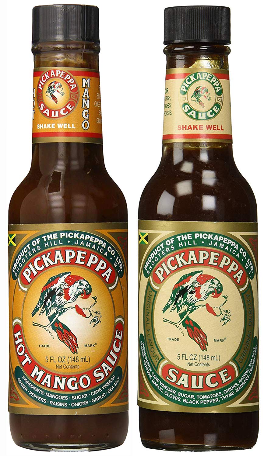 Pickapeppa-HOT-MANGO-and-ORIGINAL-BROWN-Pepper-Sauce-5oz-(Pack-of-2)-932