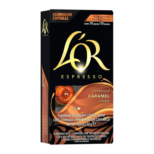 L'OR-Espresso-Capsules,-10-Count-Caramel,-Single-Serve-Aluminum-Coffee-Capsules-Compatible-the2947