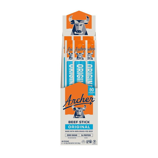 Archer-Jerky-Beef-Sticks,-Original,-Grass-Fed,-Gluten-Free---1-Oz,--18-Pack-|-Wrapped-707