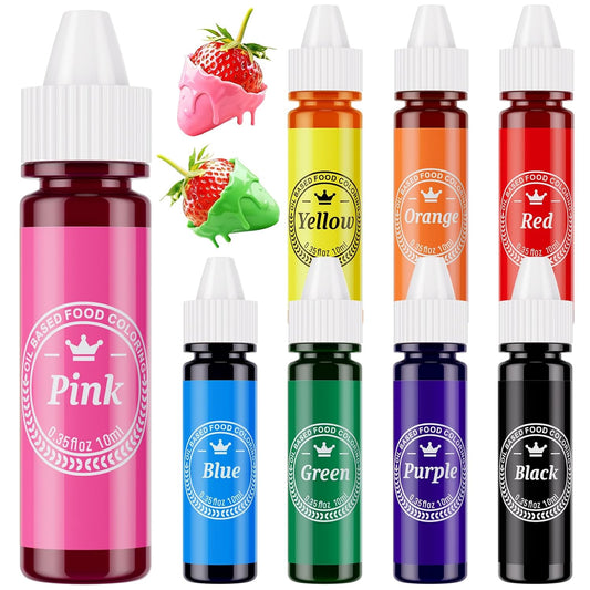 Oil-Based-Food-Coloring-for-Chocolate,-8-Food-Coloring-Set-for-Valentine's-Cake---1463