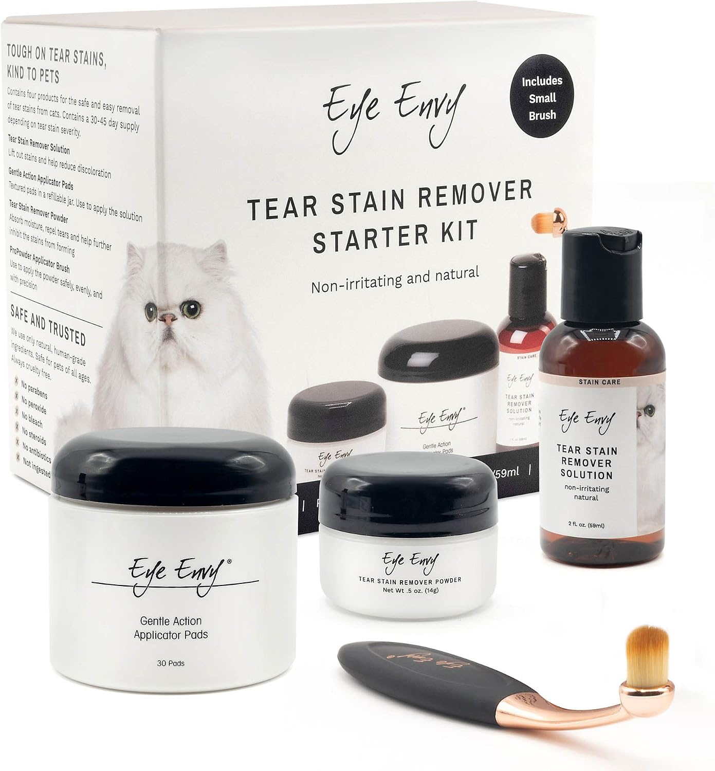 Eye-Envy-Cat-Tear-Stain-Remover-Starter-Kit-with-ProPowder-Brush.-Stain-Solution,-1155