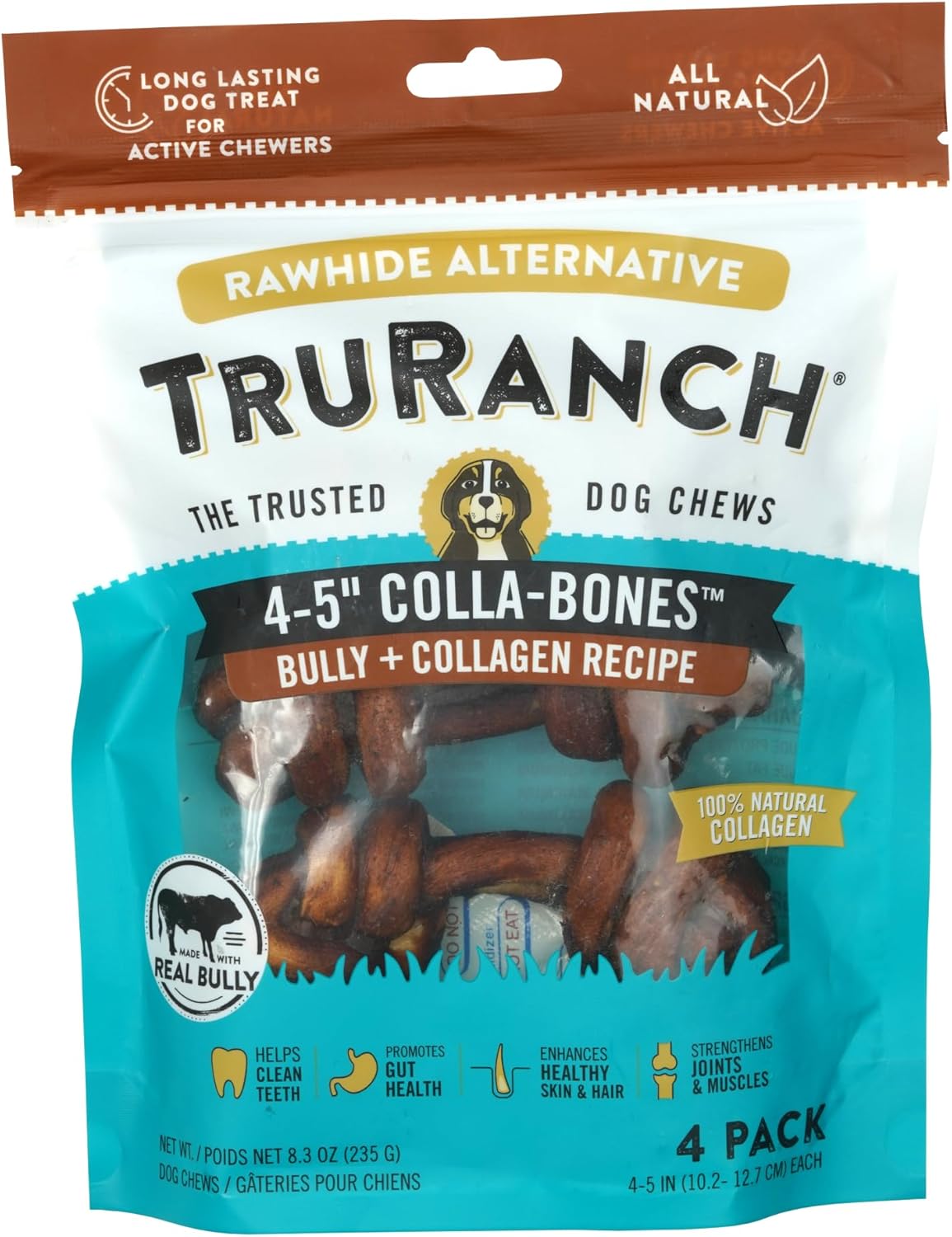 4-5"-Collagen-Bones,-Bully---Collagen-Dog-Bones-1384