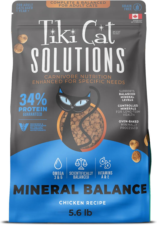Tiki-Cat-Solutions-Dry-Cat-Food,-Mineral-Balance,-Chicken,-5.6-lbs.-Bag--959