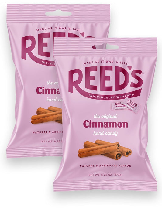Reed’s-Cinnamon-Candy,-6.25oz-Bag-(Pack-of-2)-2331