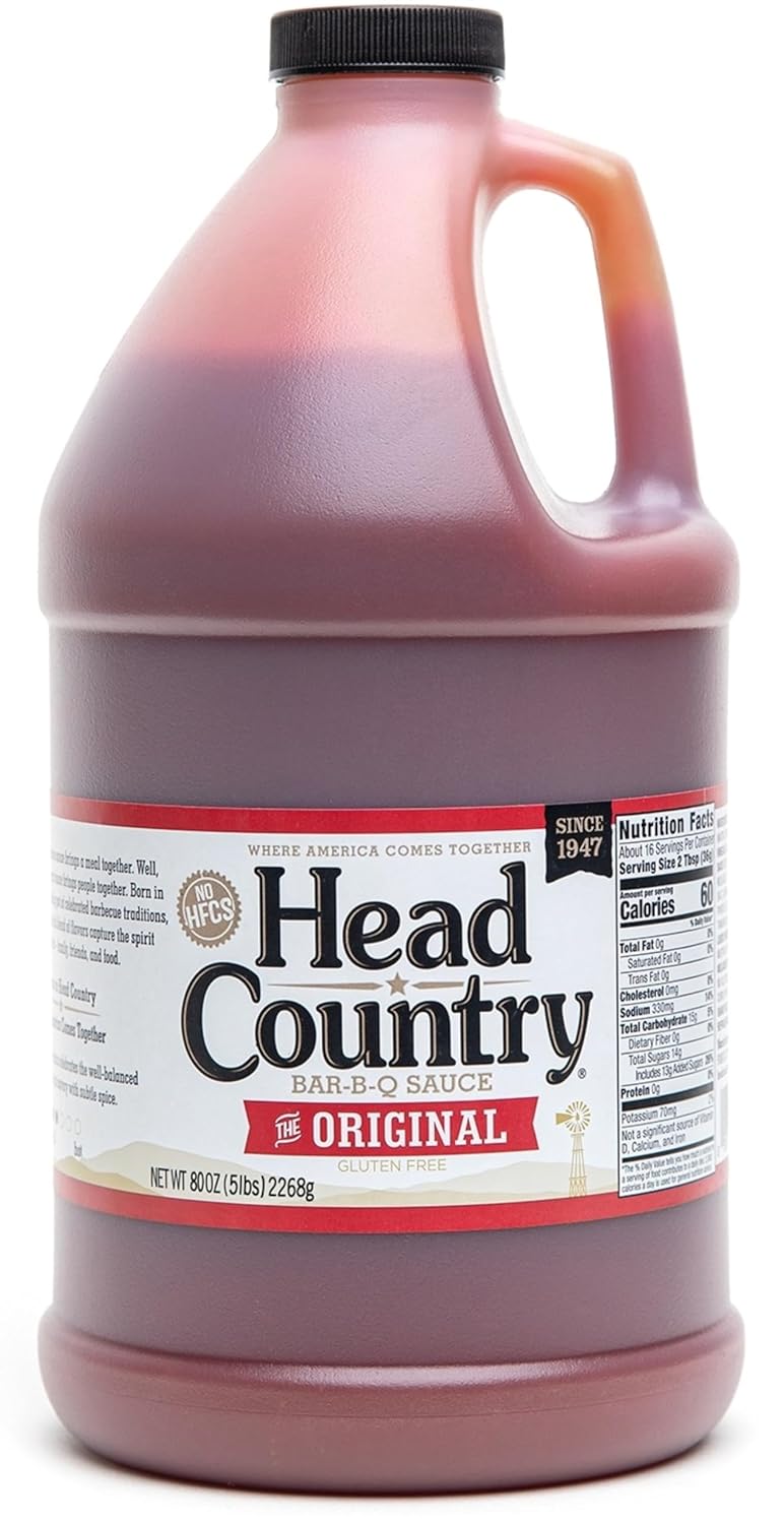 Head-Country-BBQ-Sauce,-Original-|-80-Ounce-Jug-|-Sweet-&-1777