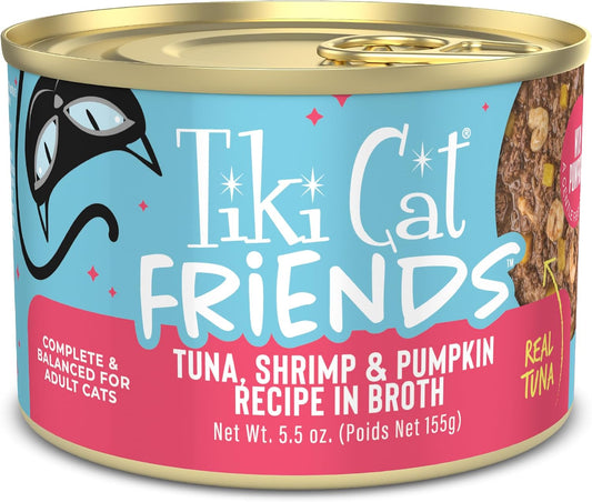 Tiki-Cat-Aloha-Friends-Wet-Cat-Food,-Tuna,-Shrimp-&-Pumpkin,-5.5-oz.-530