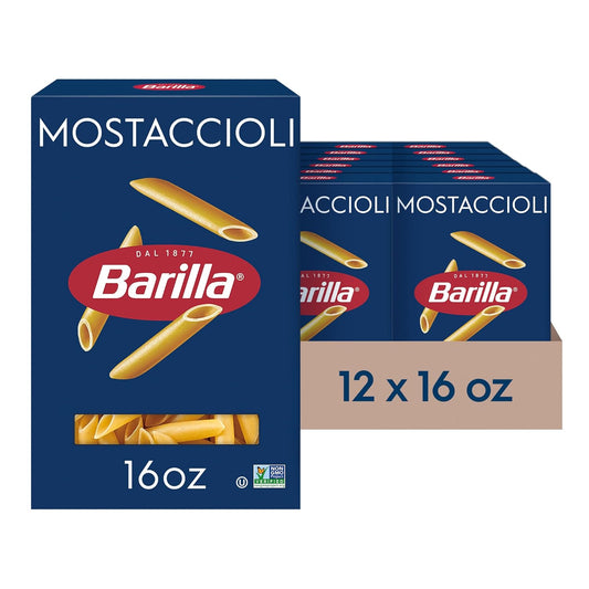 Barilla-Mostaccioli-Pasta,-16-oz.-Box-(Pack-of-1110