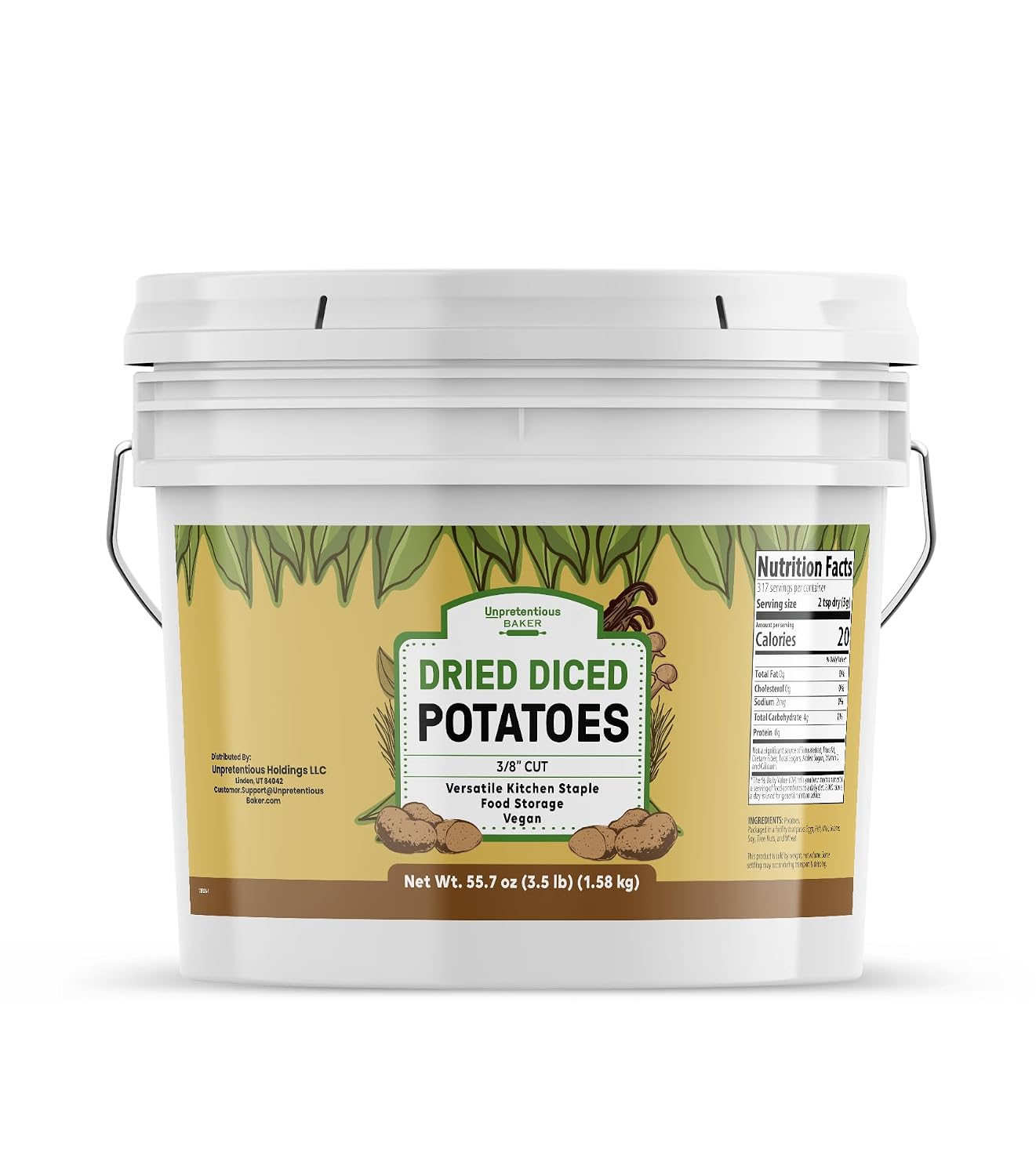 Unpretentious-Dried-Diced-Potatoes,-1-Gallon,-Soups,-Stews,-Food-Storage-Potatoes-(56-58