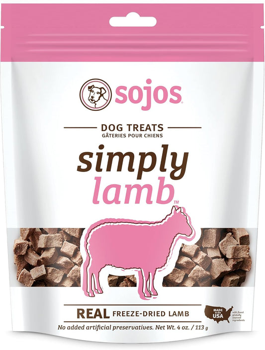 SOJOS-Simply-Lamb-Freeze-Dried-Dog-Treats,-4-oz-----1839