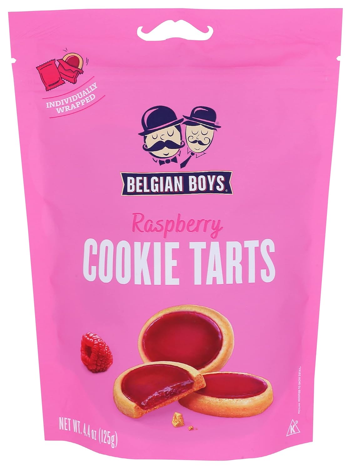 Belgian-Boys-Raspberry-Cookie-Tarts,-Shortbread-Butter-Cookies,-1496