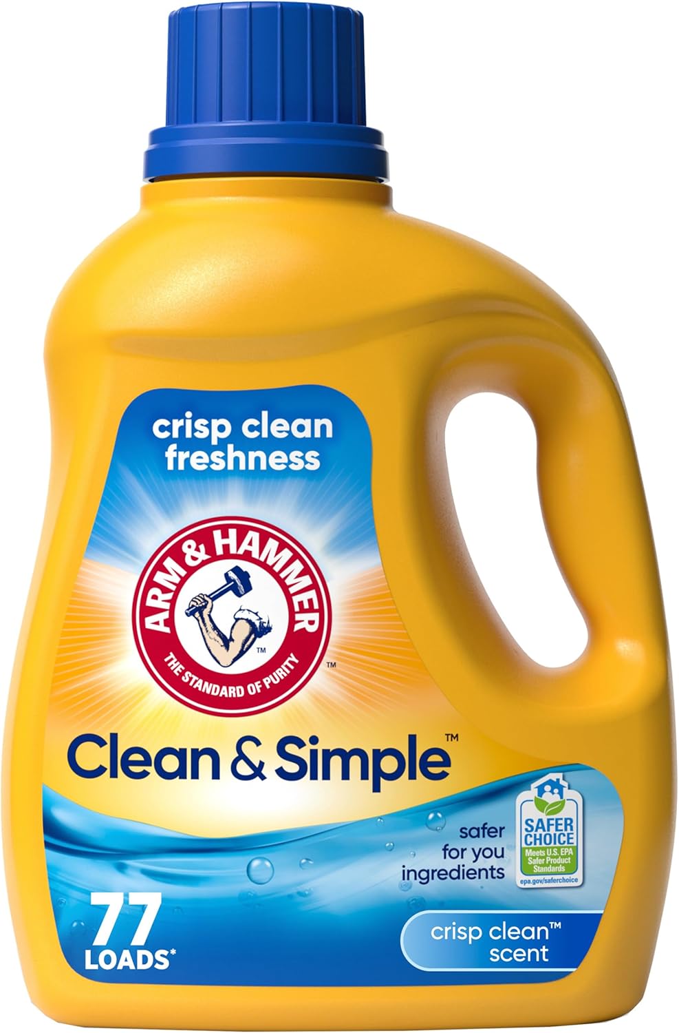 ARM-&-HAMMER-Clean-&-Simple,-77-Loads-Liquid-Laundry-Detergent,-100.5-1464