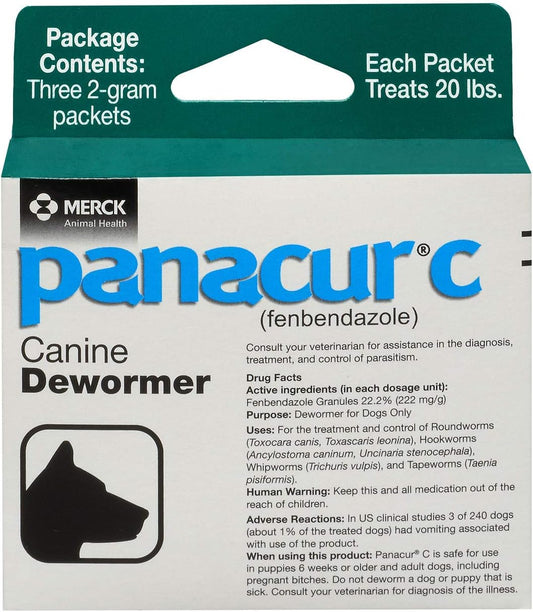 Panacur-C-Canine-Dewormer-(fenbendazole),-2-gram,White-----------566