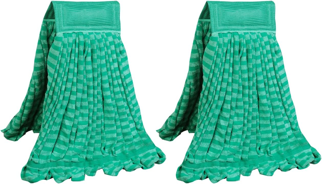 2-Pack-Microfiber-Tube-Mop-Head-Replacement:-Commerical-Wet-Mop-455