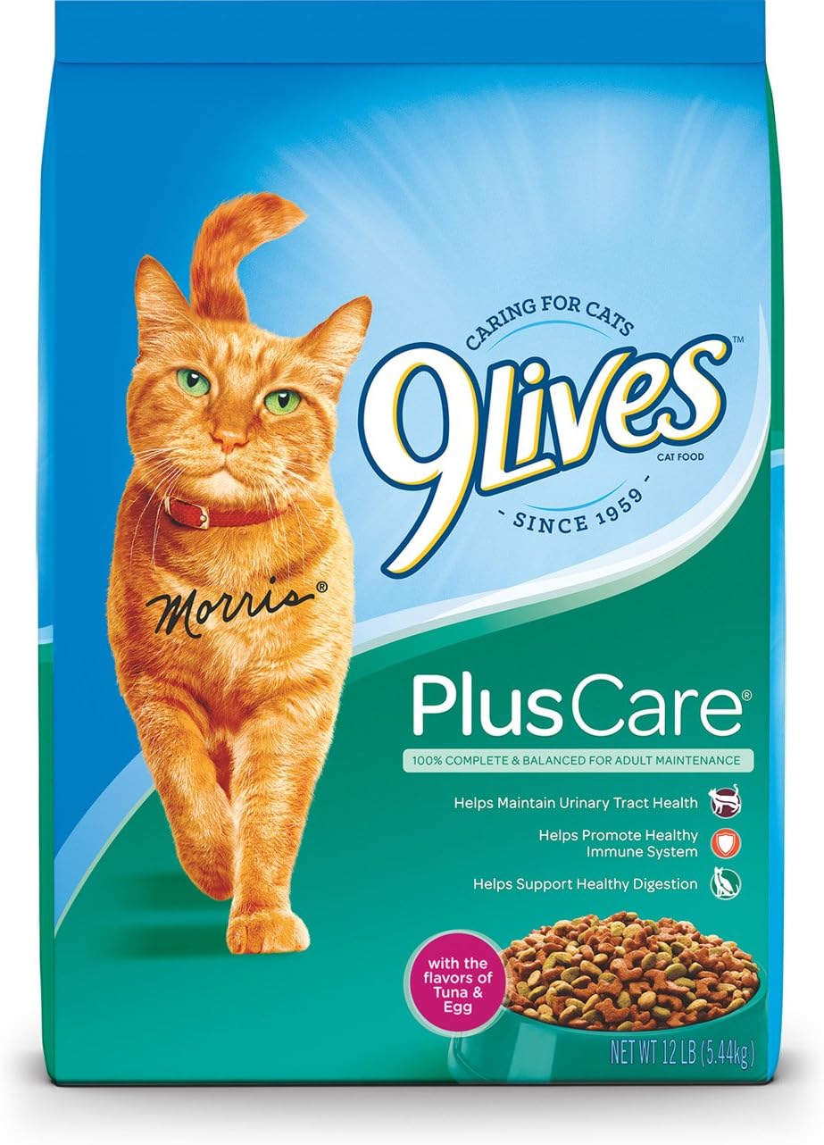 9Lives-Plus-Care-Dry-Cat-Food,-12-lb.-Bag----------1956