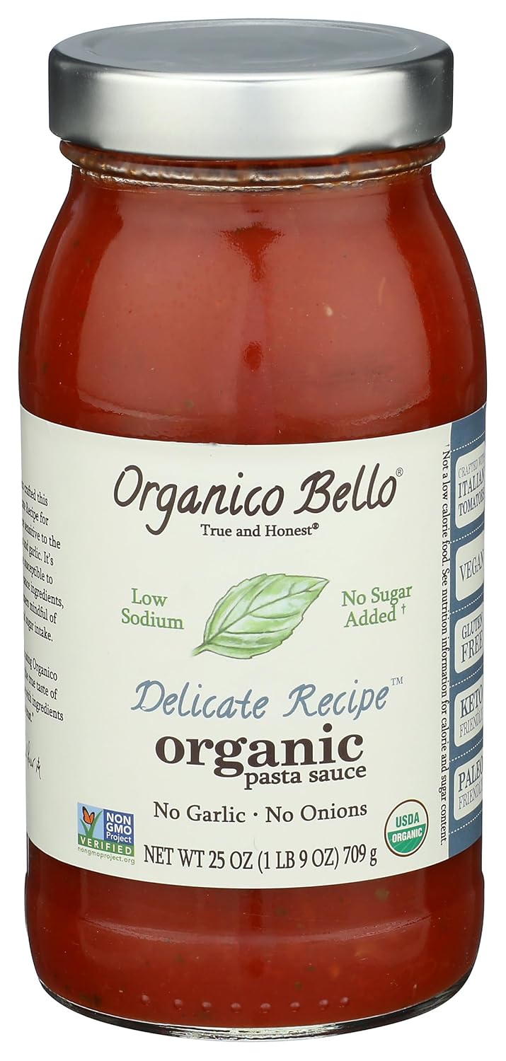 ORGANICO-BELLO-Salsa-orgánica-para-pasta-de-receta-delicada,-908